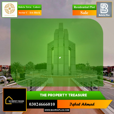 10 Marla Residential Plot for Sale in Sector C - Iris Block -  Bahria Town, Lahore - (BP-289329)
