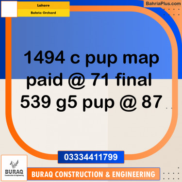 Residential Plot for Sale in Bahria Orchard, Lahore - (BP-289345)