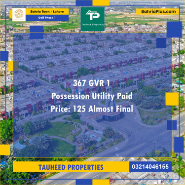 10 Marla Residential Plot for Sale in Golf Phase 1 -  Bahria Town, Lahore - (BP-289379)
