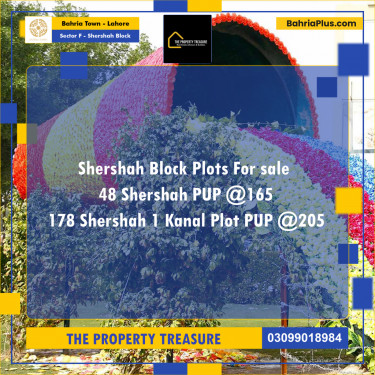 Residential Plot for Sale in Sector F - Shershah Block -  Bahria Town, Lahore - (BP-289406)