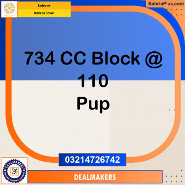 Residential Plot for Sale in Bahria Town, Lahore - (BP-289962)