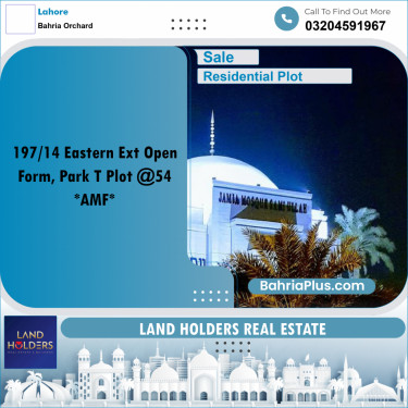 5 Marla Residential Plot for Sale in Bahria Orchard, Lahore - (BP-290116)