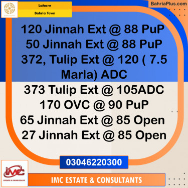 Residential Plot for Sale in Bahria Town, Lahore - (BP-290281)