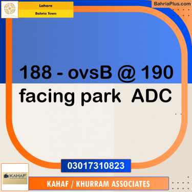 Residential Plot for Sale in Bahria Town, Lahore - (BP-290350)