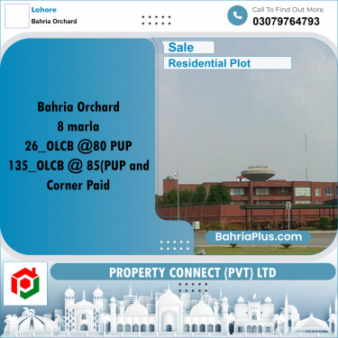 Residential Plot for Sale in Bahria Orchard, Lahore - (BP-290420)