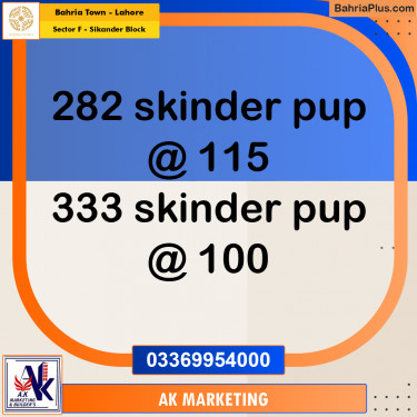 10 Marla Residential Plot for Sale in Sector F - Sikander Block -  Bahria Town, Lahore - (BP-290575)