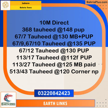 Residential Plot for Sale in Bahria Town, Lahore - (BP-290769)
