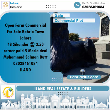 Commercial Plot for Sale in Bahria Town, Lahore - (BP-291570)