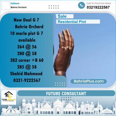 10 Marla Residential Plot for Sale in Bahria Orchard, Lahore - (BP-292156)