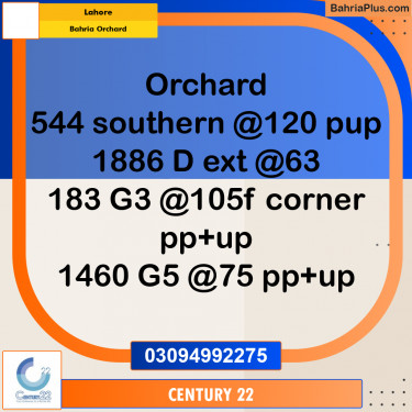 10 Marla Residential Plot for Sale in Bahria Orchard, Lahore - (BP-292180)