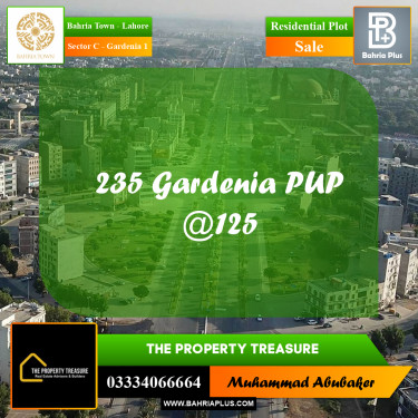 5 Marla Residential Plot for Sale in Sector C - Gardenia 1 -  Bahria Town, Lahore - (BP-292383)