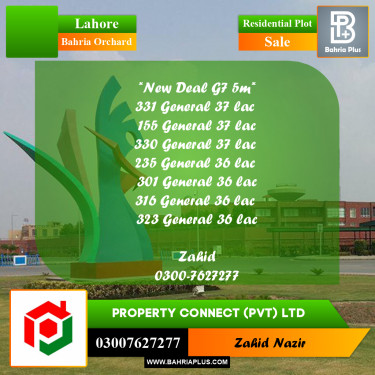 Residential Plot for Sale in Bahria Orchard, Lahore - (BP-292459)