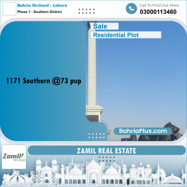 8 Marla Residential Plot for Sale in Phase 1 - Southern District -  Bahria Orchard, Lahore - (BP-292725)
