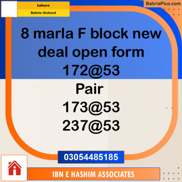 Residential Plot for Sale in Bahria Orchard, Lahore - (BP-293100)