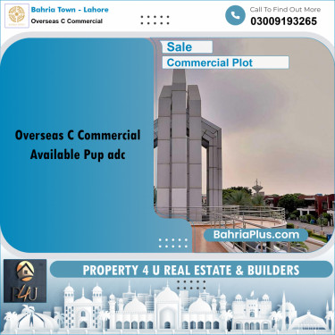 5 Marla Commercial Plot for Sale in Overseas C Commercial -  Bahria Town, Lahore - (BP-293248)