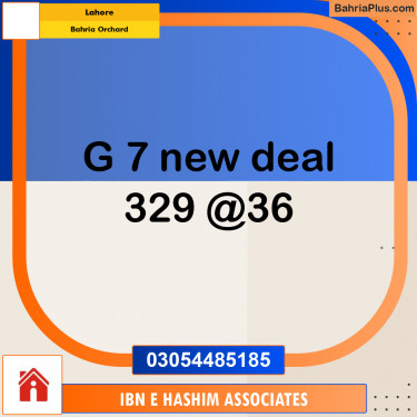 Residential Plot for Sale in Bahria Orchard, Lahore - (BP-293424)