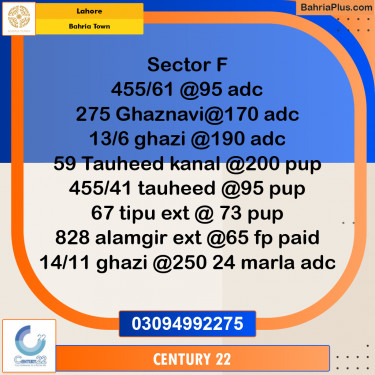 10 Marla Residential Plot for Sale in Bahria Town, Lahore - (BP-293455)
