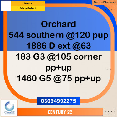 10 Marla Residential Plot for Sale in Bahria Orchard, Lahore - (BP-293460)
