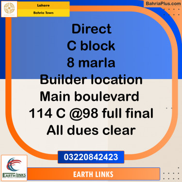 Residential Plot for Sale in Bahria Town, Lahore - (BP-293530)