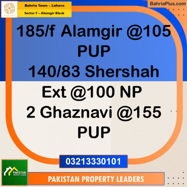 10 Marla Residential Plot for Sale in Sector F - Alamgir Block -  Bahria Town, Lahore - (BP-293826)