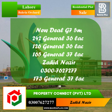 Residential Plot for Sale in Bahria Orchard, Lahore - (BP-293950)