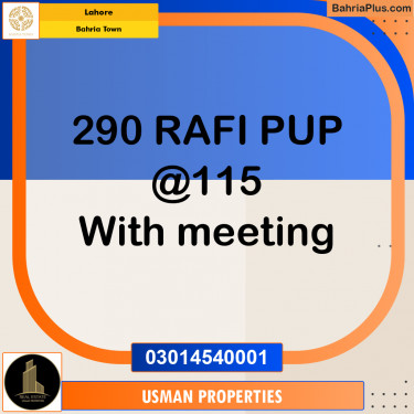 Residential Plot for Sale in Bahria Town, Lahore - (BP-294104)