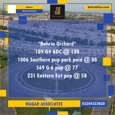 Residential Plot for Sale in Bahria Orchard, Lahore - (BP-294222)