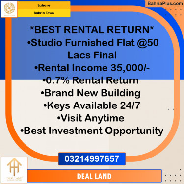 Residential Plot for Sale in Bahria Town, Lahore - (BP-294269)