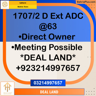 Residential Plot for Sale in Bahria Town, Lahore - (BP-294274)
