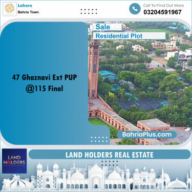 10 Marla Residential Plot for Sale in Bahria Town, Lahore - (BP-294407)