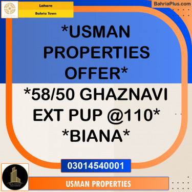 Residential Plot for Sale in Bahria Town, Lahore - (BP-294494)