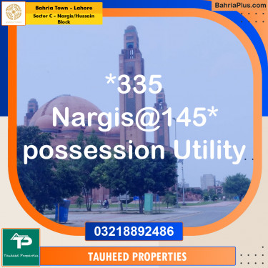 10 Marla Residential Plot for Sale in Sector C - Nargis/Hussain Block -  Bahria Town, Lahore - (BP-295226)