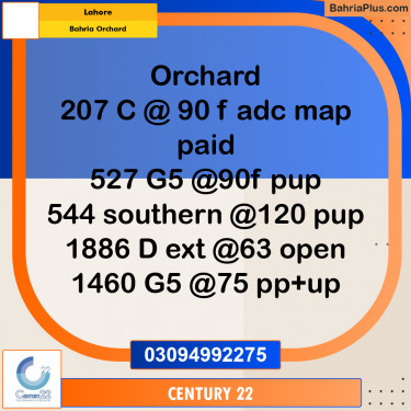 10 Marla Residential Plot for Sale in Bahria Orchard, Lahore - (BP-295406)