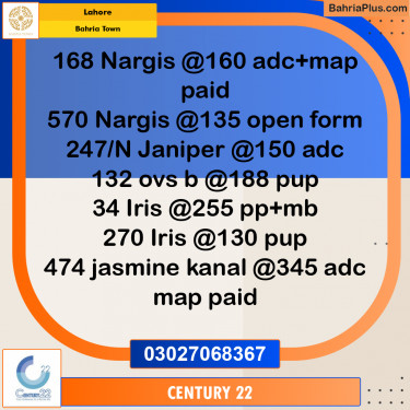 Residential Plot for Sale in Bahria Town, Lahore - (BP-295418)