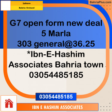 Residential Plot for Sale in Bahria Orchard, Lahore - (BP-295465)