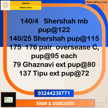 Residential Plot for Sale in Bahria Town, Lahore - (BP-295508)