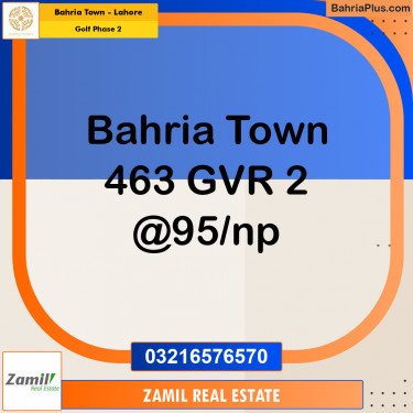 10 Marla Residential Plot for Sale in Golf Phase 2 -  Bahria Town, Lahore - (BP-295619)