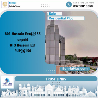 Residential Plot for Sale in Bahria Town, Lahore - (BP-295804)