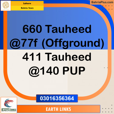 Residential Plot for Sale in Bahria Town, Lahore - (BP-295963)