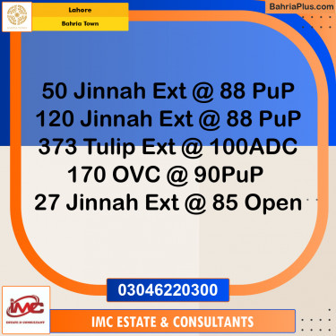 Residential Plot for Sale in Bahria Town, Lahore - (BP-296013)