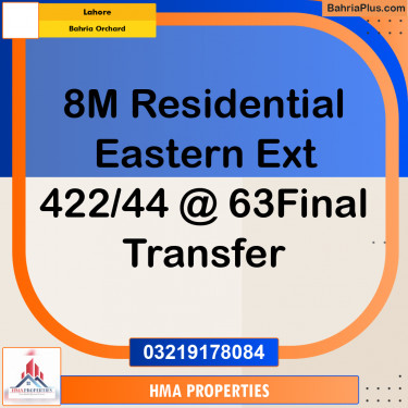 Residential Plot for Sale in Bahria Orchard, Lahore - (BP-296224)