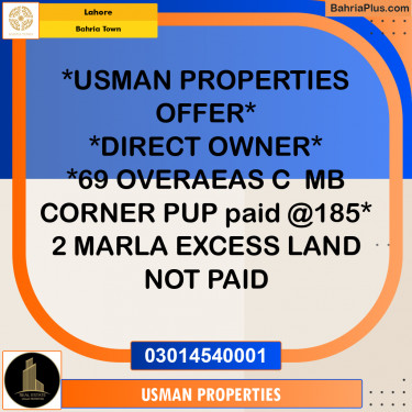 Residential Plot for Sale in Bahria Town, Lahore - (BP-296317)