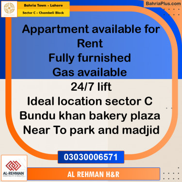 600 Sq. Ft. Residential Plot for Sale in Sector C - Chambeli Block -  Bahria Town, Lahore - (BP-296329)