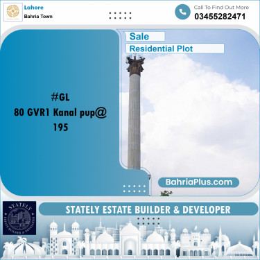 Residential Plot for Sale in Bahria Town, Lahore - (BP-296394)
