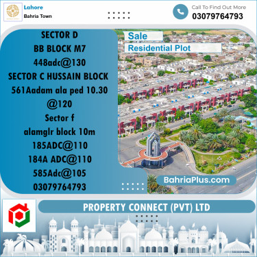 Residential Plot for Sale in Bahria Town, Lahore - (BP-296534)
