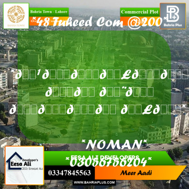 Commercial Plot for Sale in Overseas B Commercial -  Bahria Town, Lahore - (BP-296653)