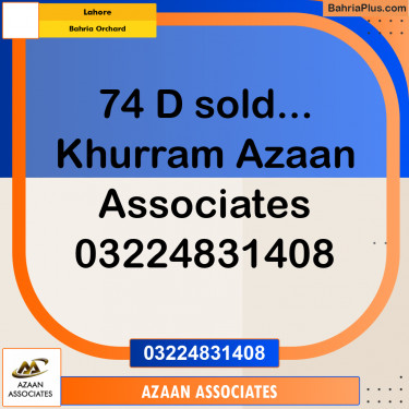 Residential Plot for Sale in Bahria Orchard, Lahore - (BP-296697)