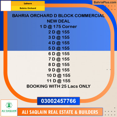 Commercial Plot for Sale in Bahria Orchard, Lahore - (BP-297218)