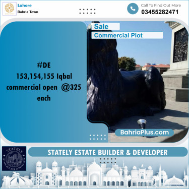 Commercial Plot for Sale in Bahria Town, Lahore - (BP-297327)