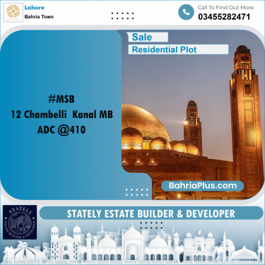 Residential Plot for Sale in Bahria Town, Lahore - (BP-297455)